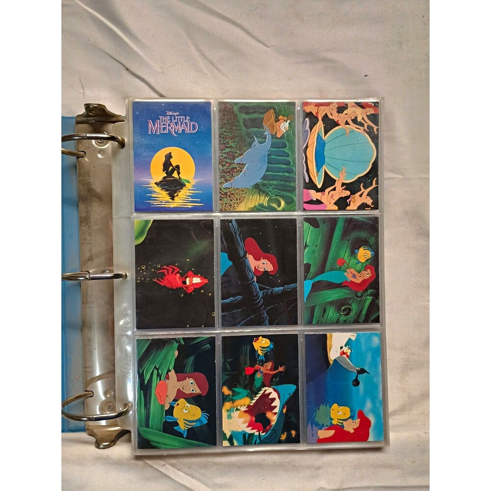 1991 Pro Set Disney Little Mermaid Complete 90 + 30 Insert Cards 120 Card Set